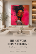 Bold Beauty | Originalgemälde von Santo Liano · 100 × 120 cm