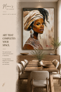 Golden Grace – handgemaltes Originalgemälde von Santo Liano im modernen Esszimmer, 65x75 cm, Monis Art & Decor