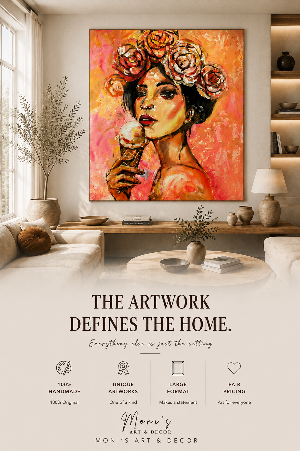 Sweet Bloom | Originalgemälde von Raka · 120 × 150 cm