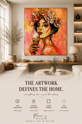 Sweet Bloom | Originalgemälde von Raka · 120 × 150 cm