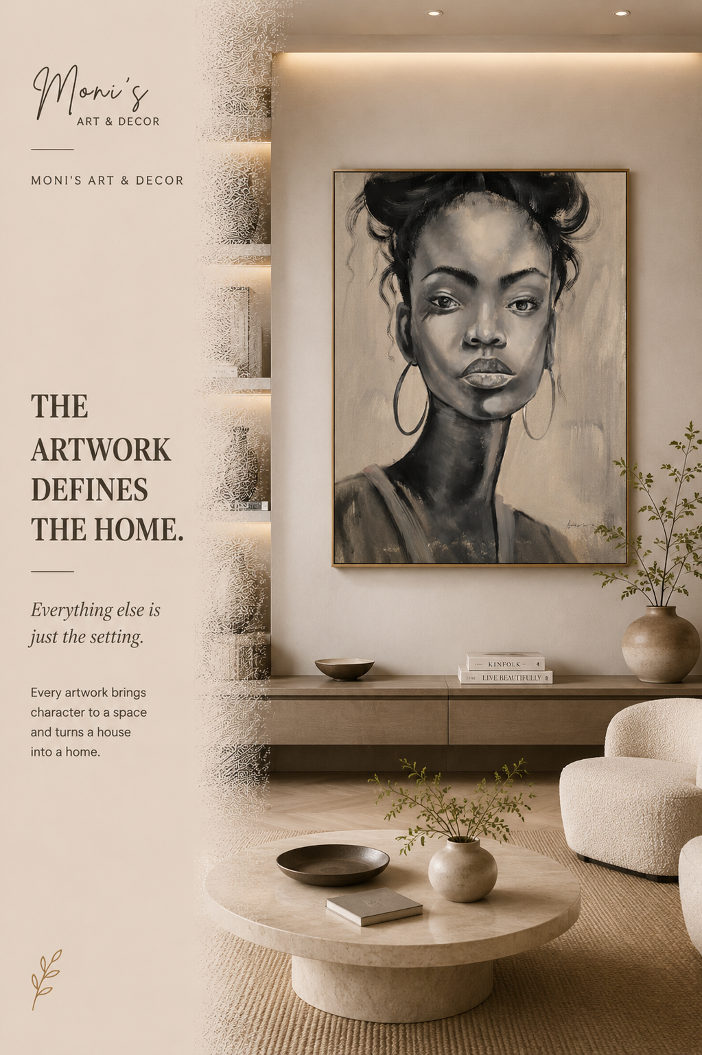 Timeless | Originalgemälde von Raka · 70 × 90 cm