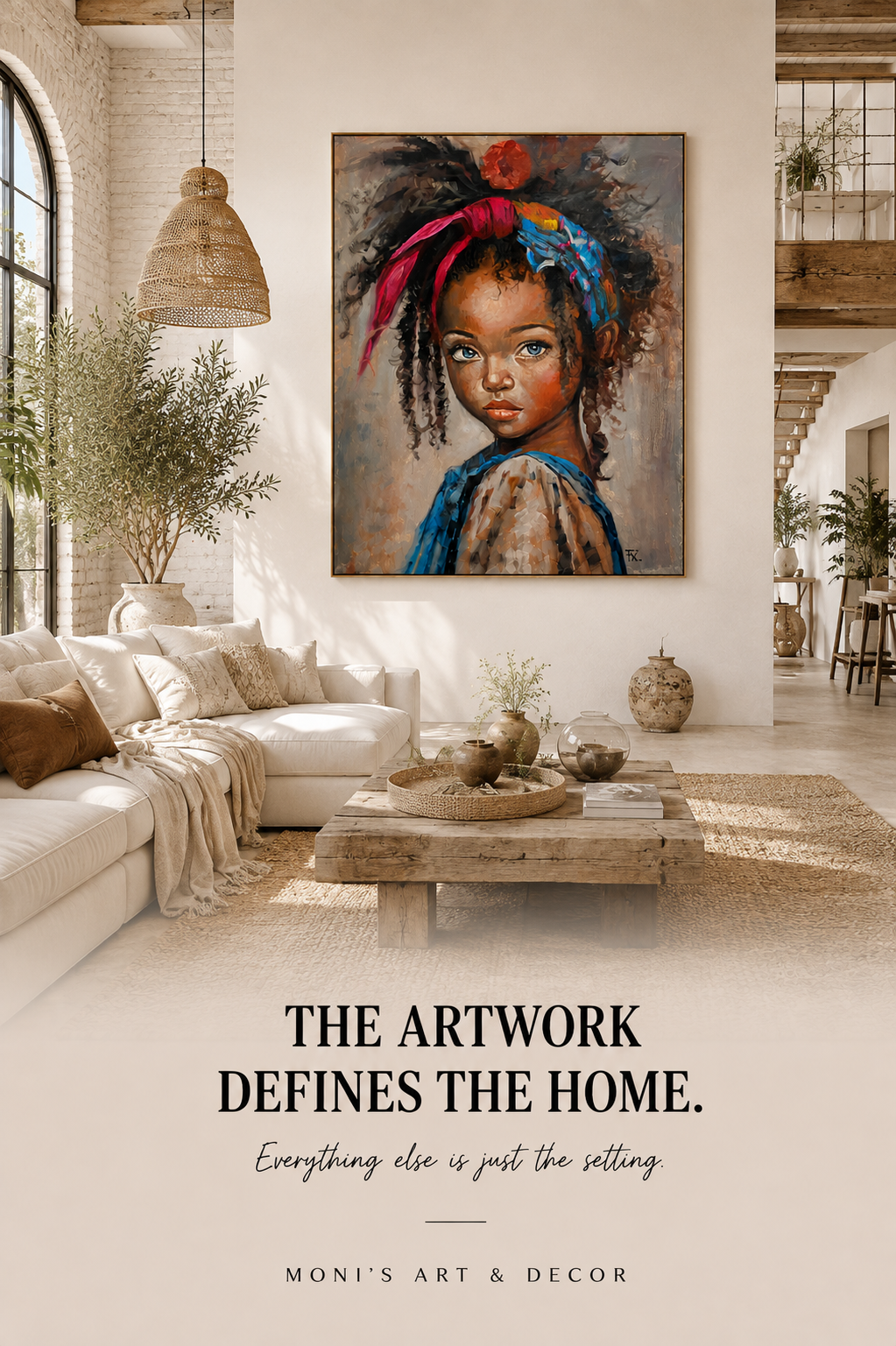 Wild Grace | Originalgemälde von FX Nyoman Artana · 100 × 120 cm