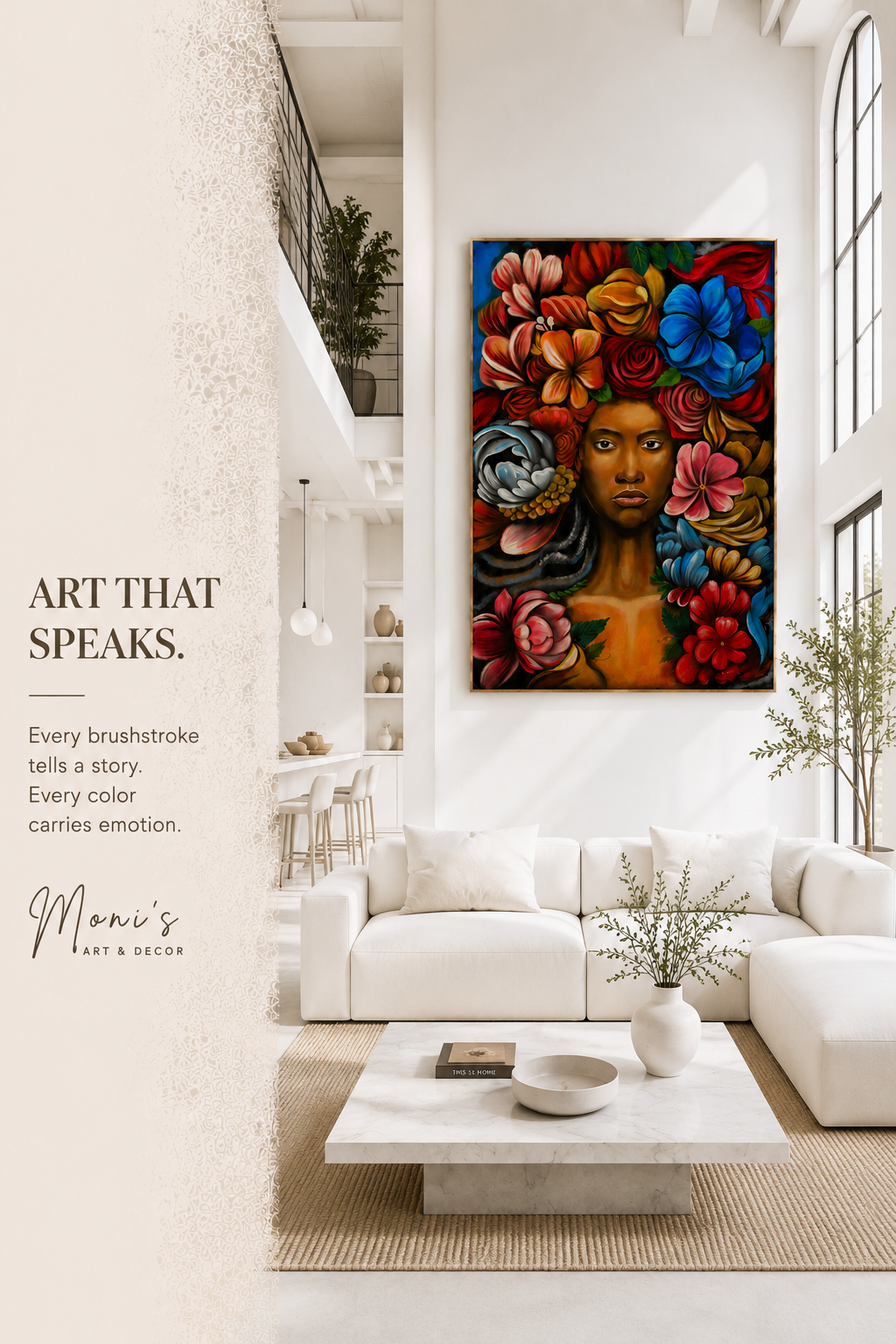 Radiance | Originalgemälde von Raka · 100 × 150 cm