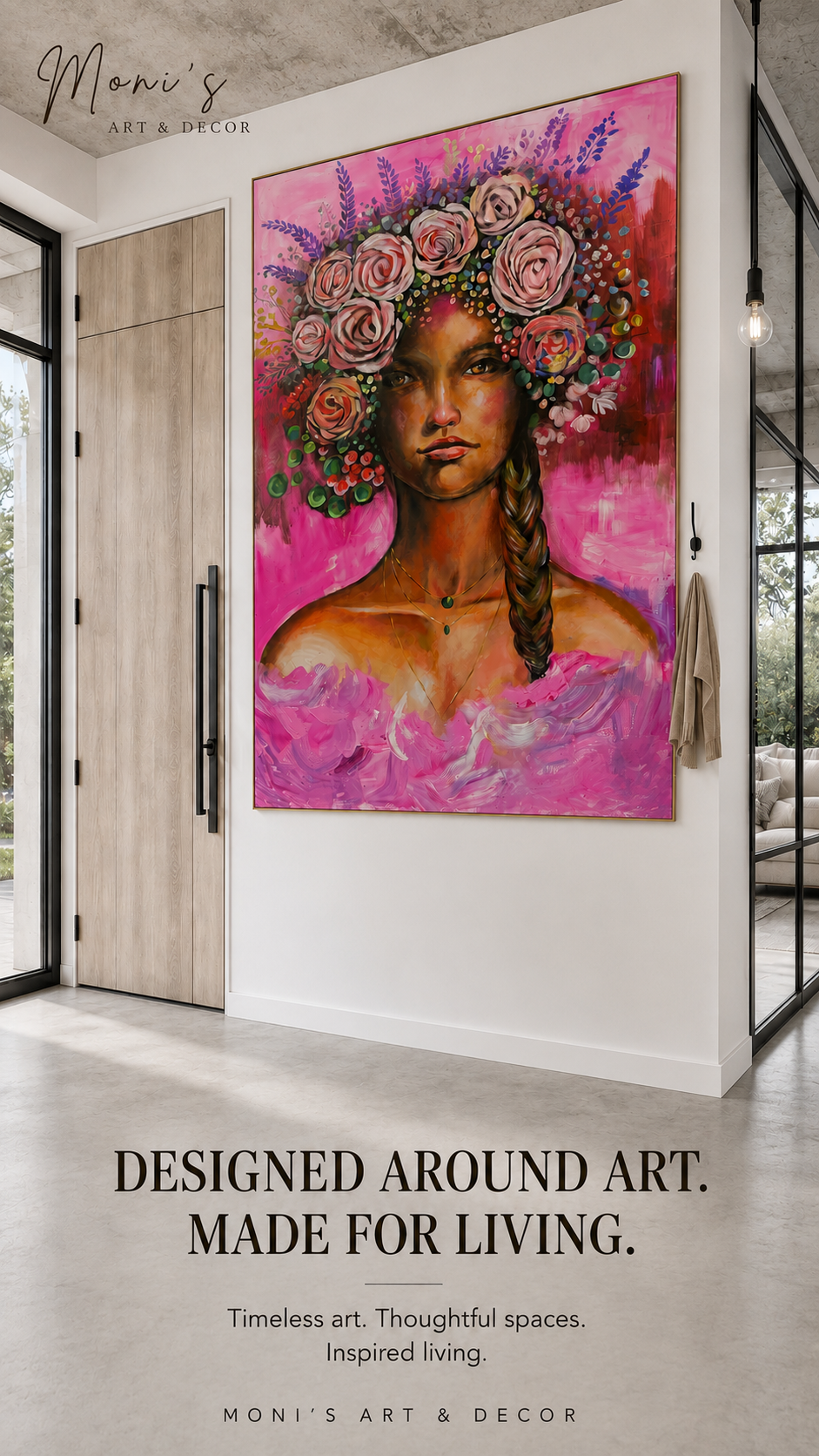 Blooming Soul | Originalgemälde von Raka · 120 × 180 cm