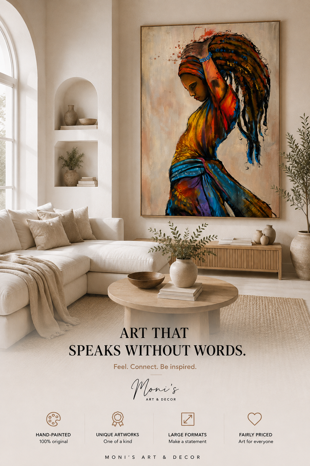 Free Spirit | Originalgemälde von Raka · 180 × 150 cm