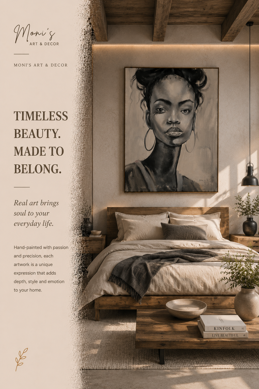 Timeless | Originalgemälde von Raka · 70 × 90 cm