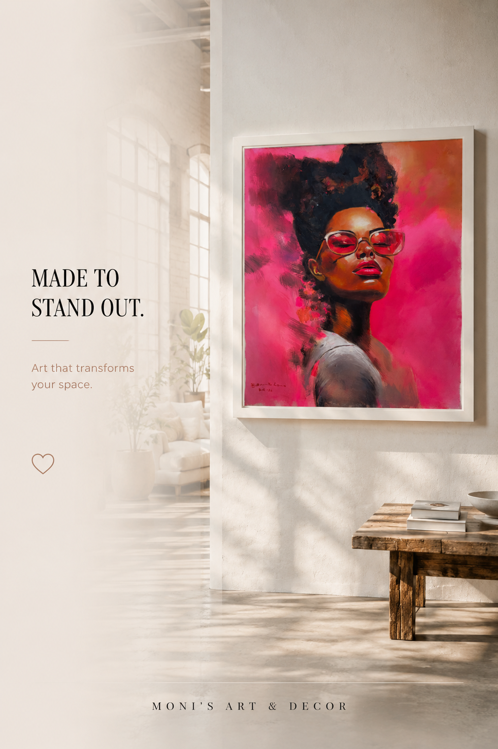 Bold Beauty | Originalgemälde von Santo Liano · 100 × 120 cm