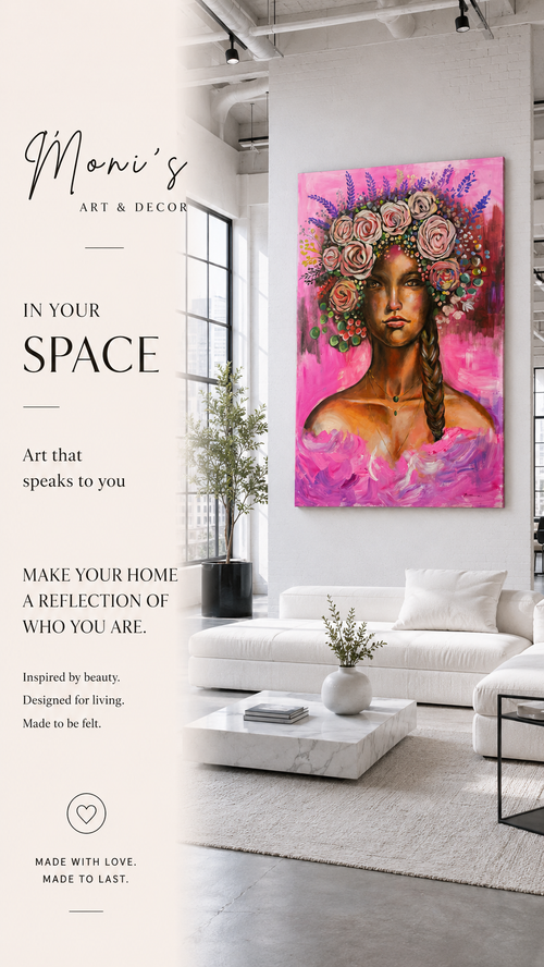 Blooming Soul | Originalgemälde von Raka · 120 × 180 cm