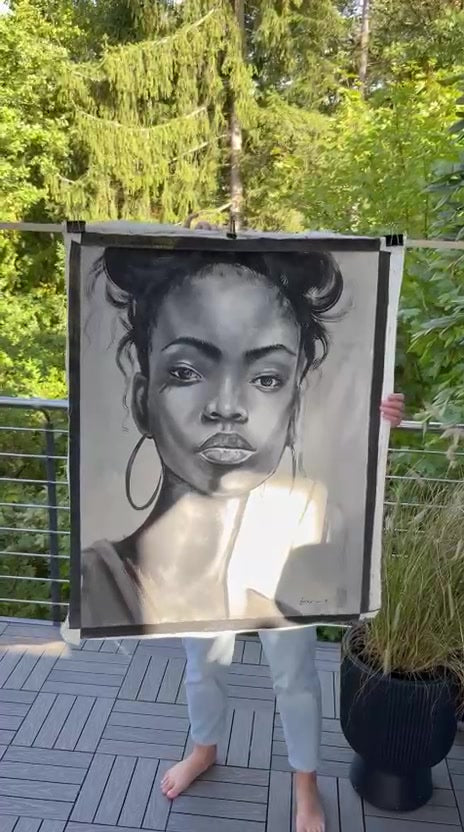 Timeless | Originalgemälde von Raka · 70 × 90 cm