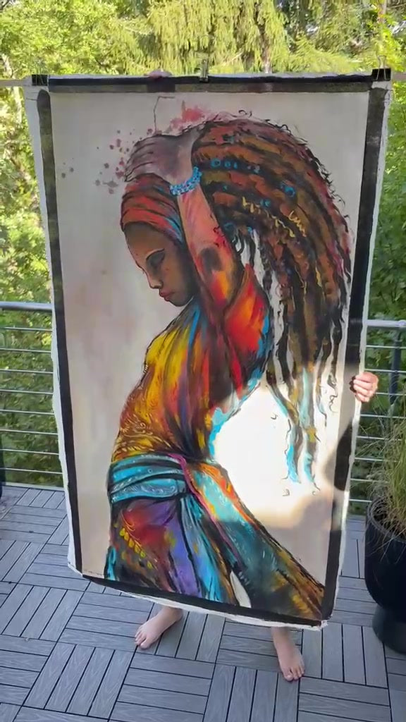 Free Spirit | Originalgemälde von Raka · 180 × 150 cm